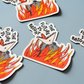 The Future is Bright Opossum Vinyl Sticker