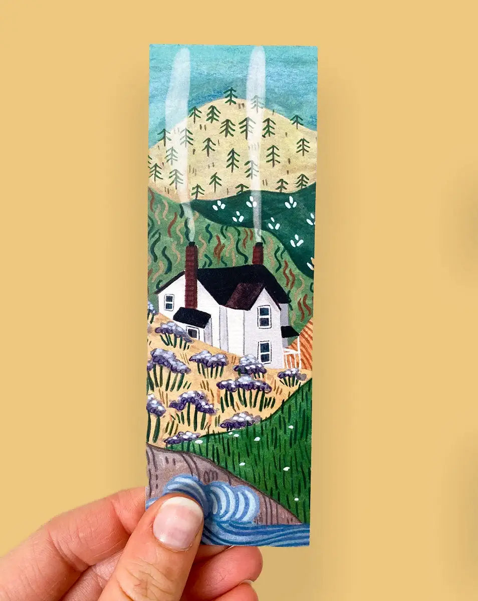 Little House on the East Coast Cardstock Bookmark