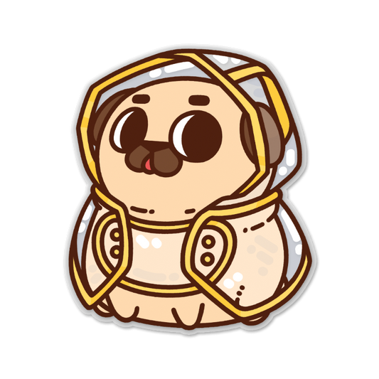 Clear Raincoat Puglie Clear Sticker