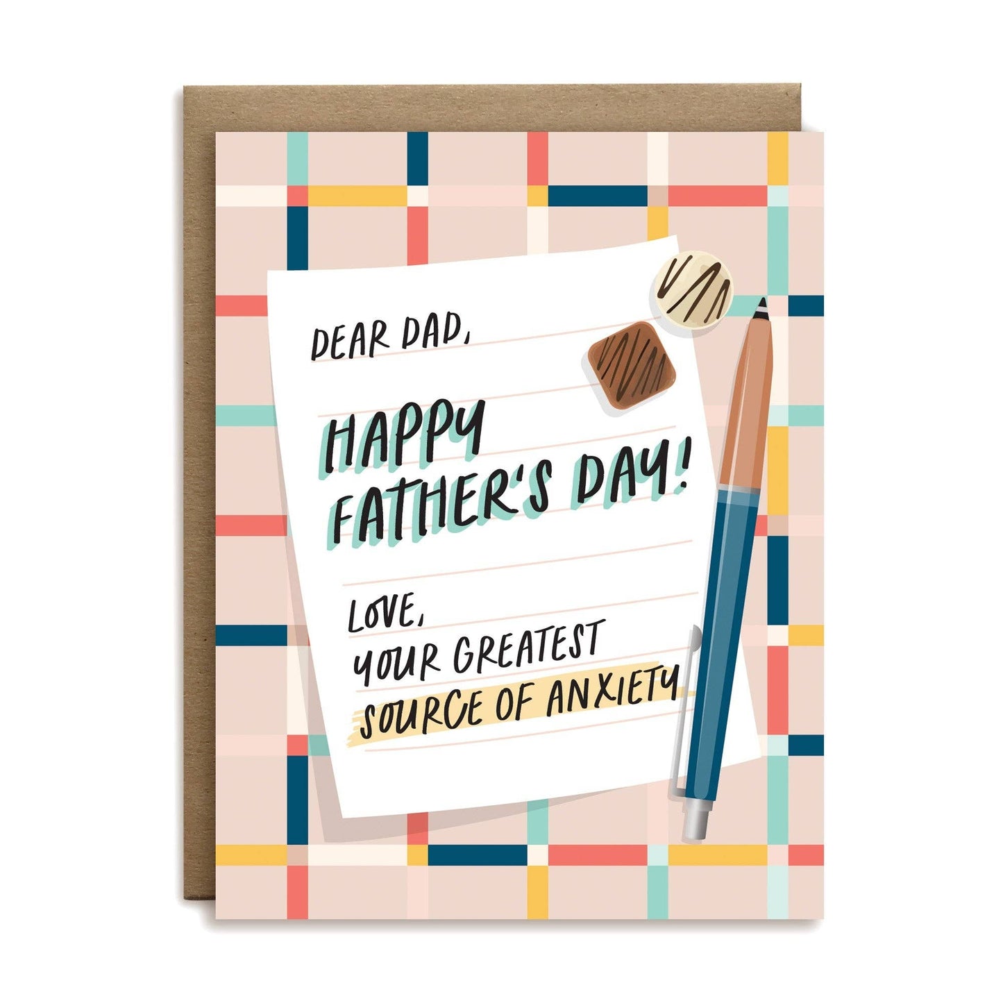 Greatest Source of Anxiety Father's Day Card