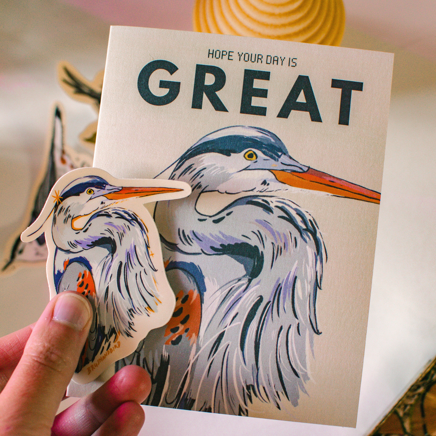 Great Blue Heron Sticker
