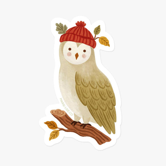 Autumn Owl Sticker