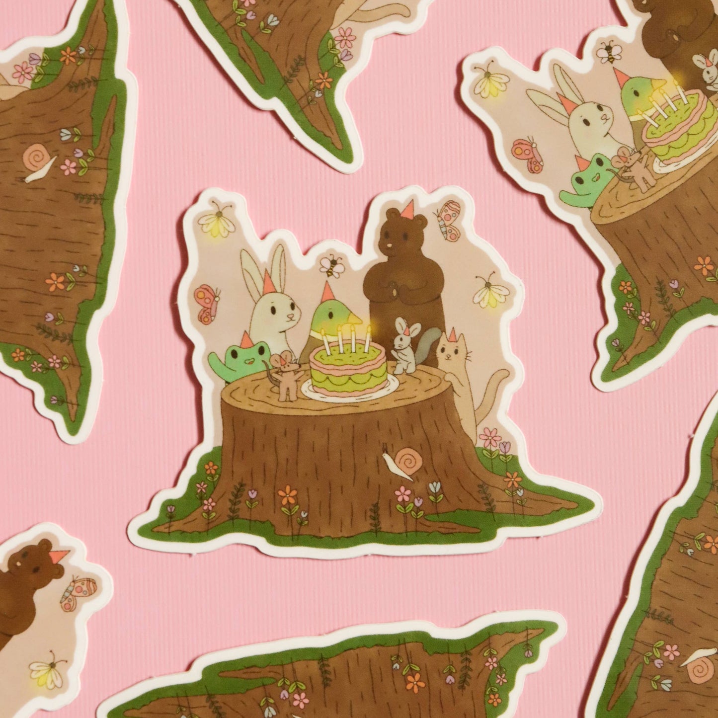 Forest Party Sticker