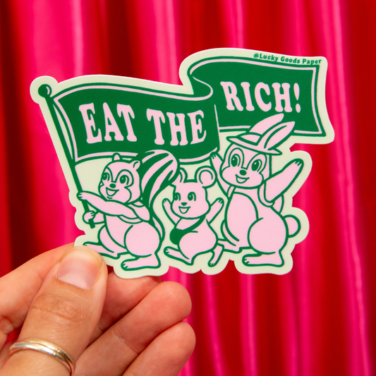 Eat the Rich Sticker