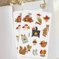 Autumn Forest 4x6 Paper Sticker Sheet