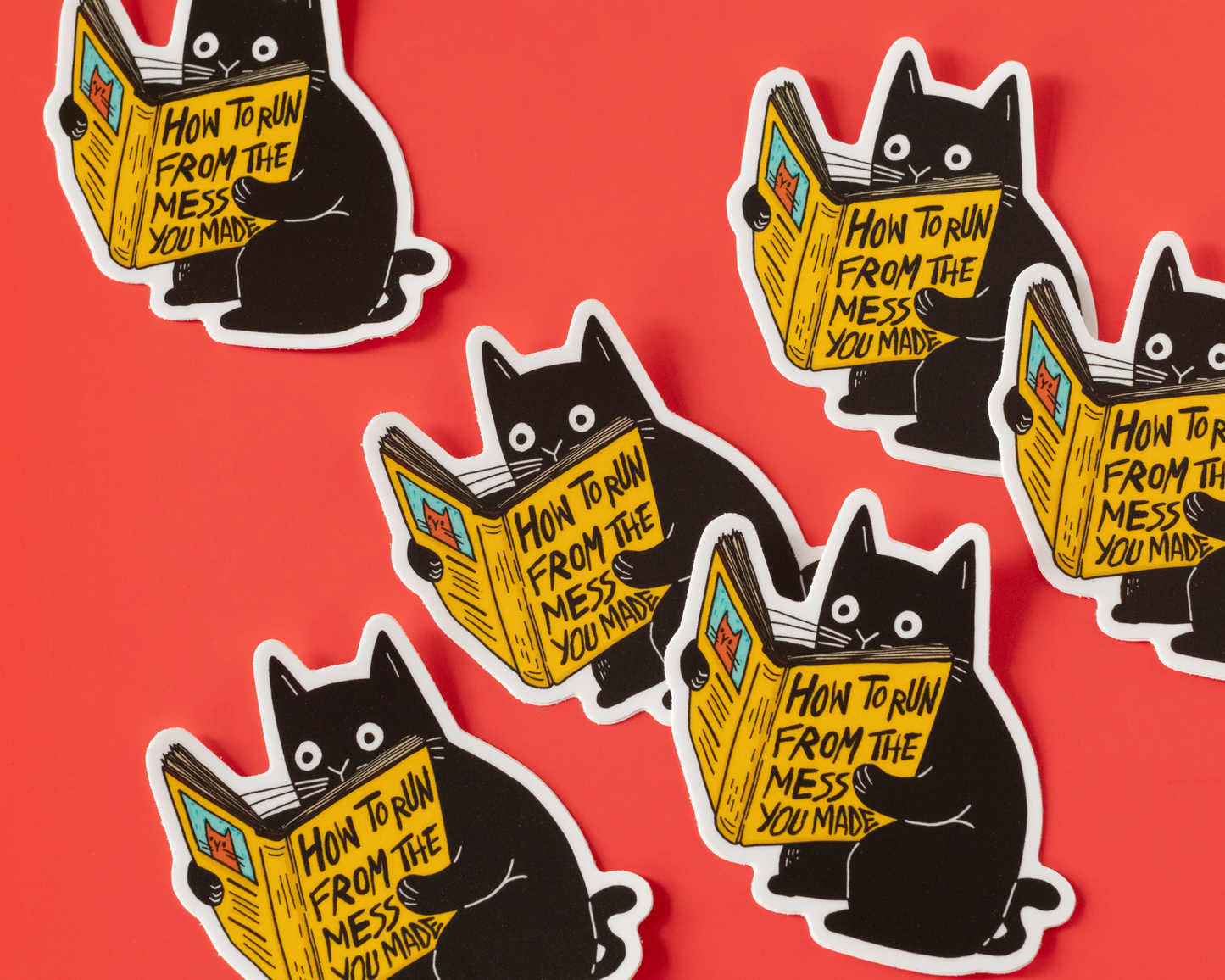 How To Run From The Mess You Made Vinyl Sticker