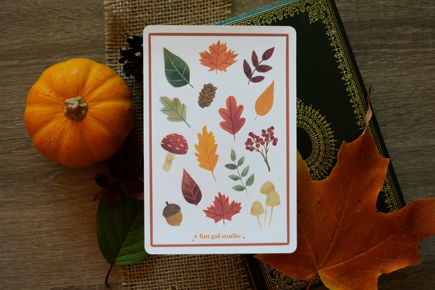 Forest Foliage Sticker Sheet