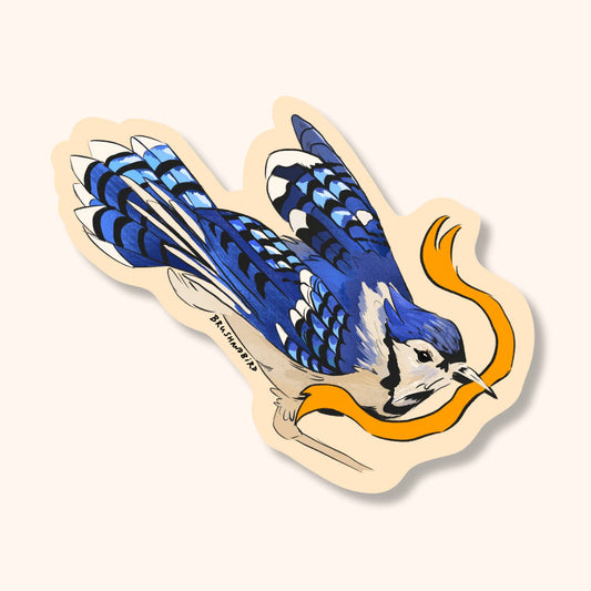 Blue Jay Sticker Sticker