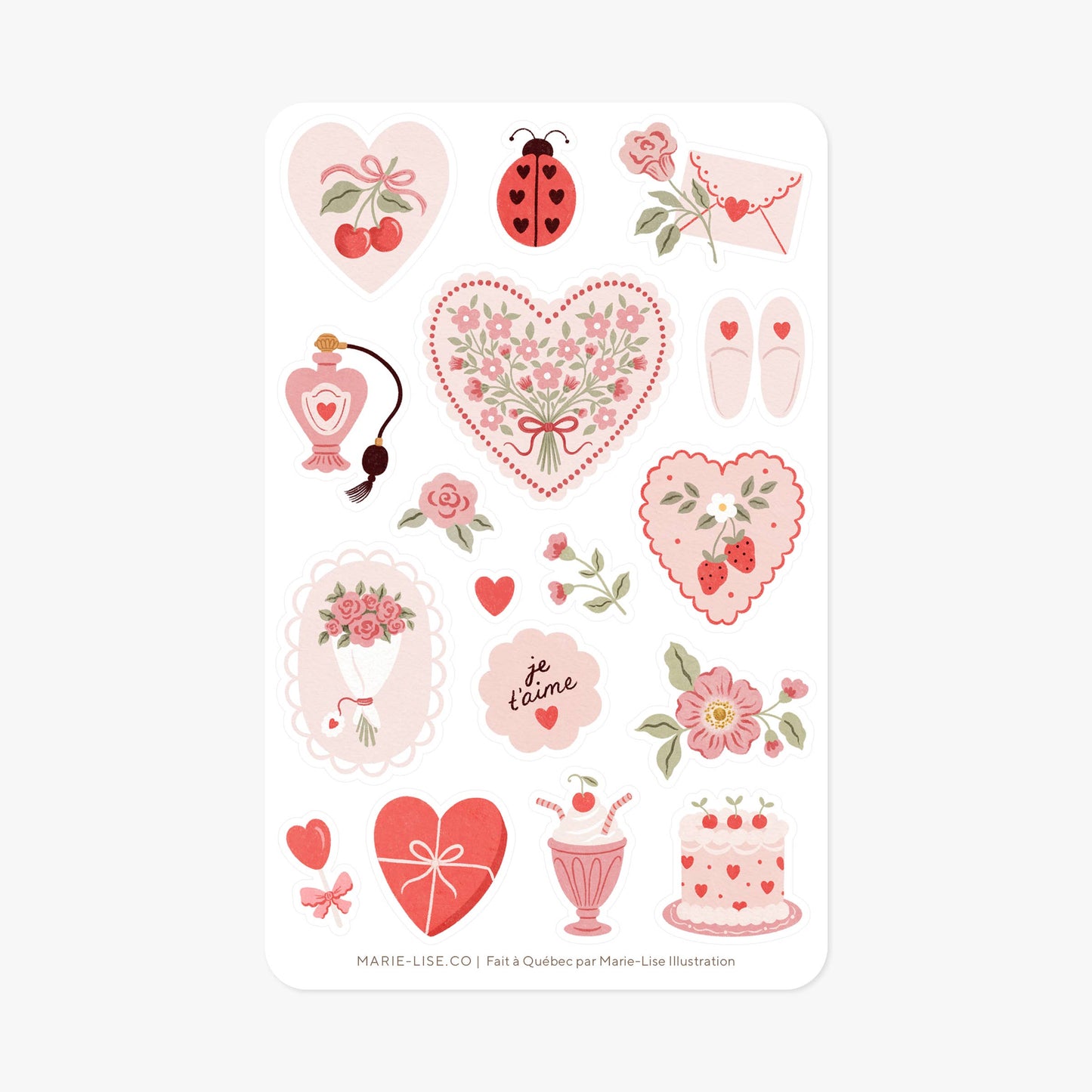 Valentine Sticker Sheet
