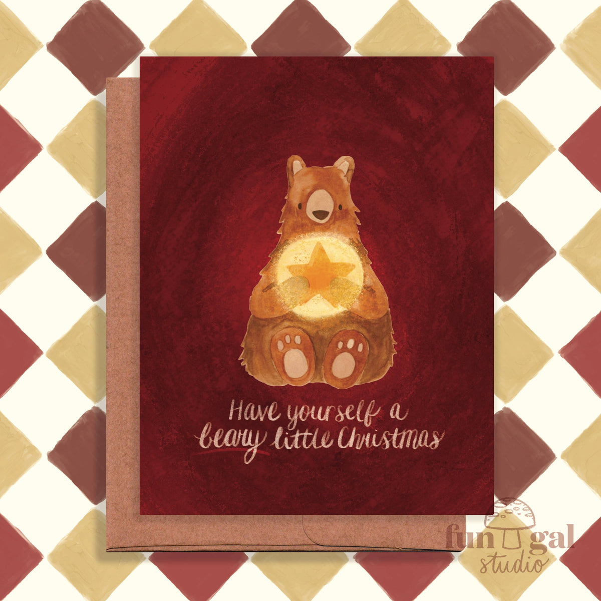 Beary Little Christmas Greeting Card