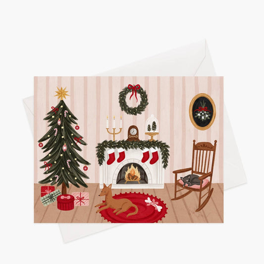 Cozy Christmas Greeting Card