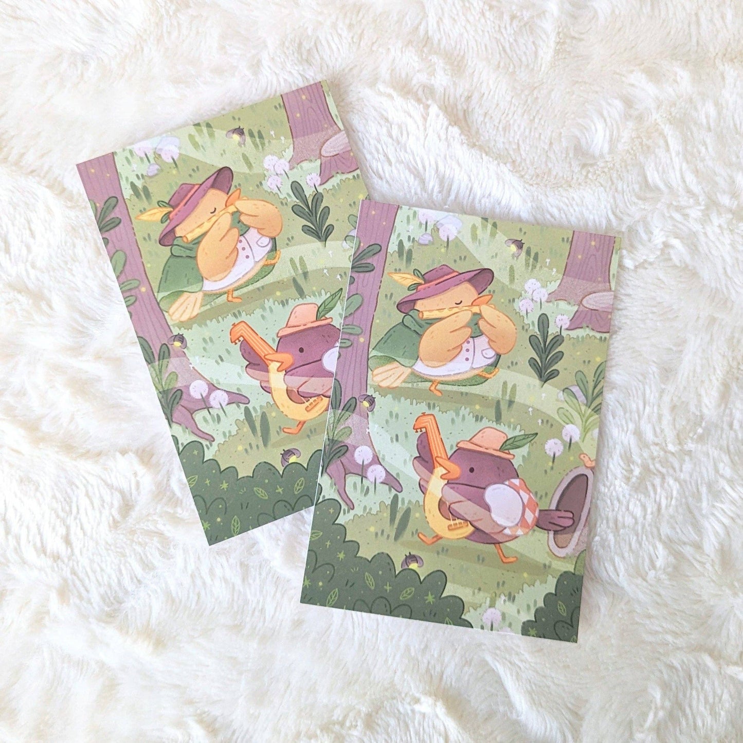 Bard Birds Postcard