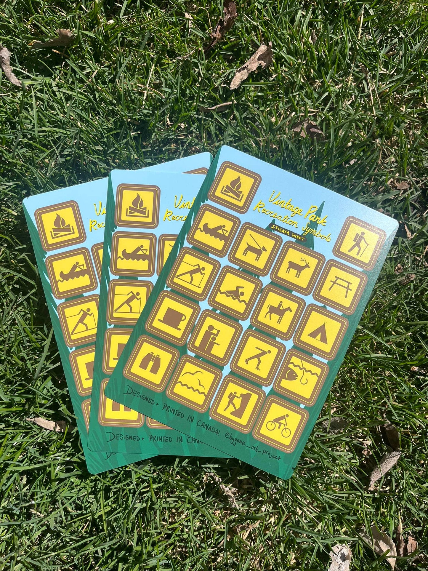 Vintage Park Activities 5" x 7" Sticker Sheet