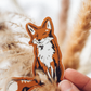 Smiling Fox Sticker
