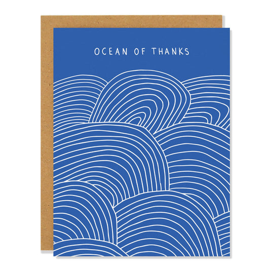 Ocean of Thanks Greeting Card