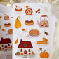 Fall Harvest 4x6 Paper Sticker Sheet
