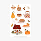 Fall Harvest 4x6 Paper Sticker Sheet