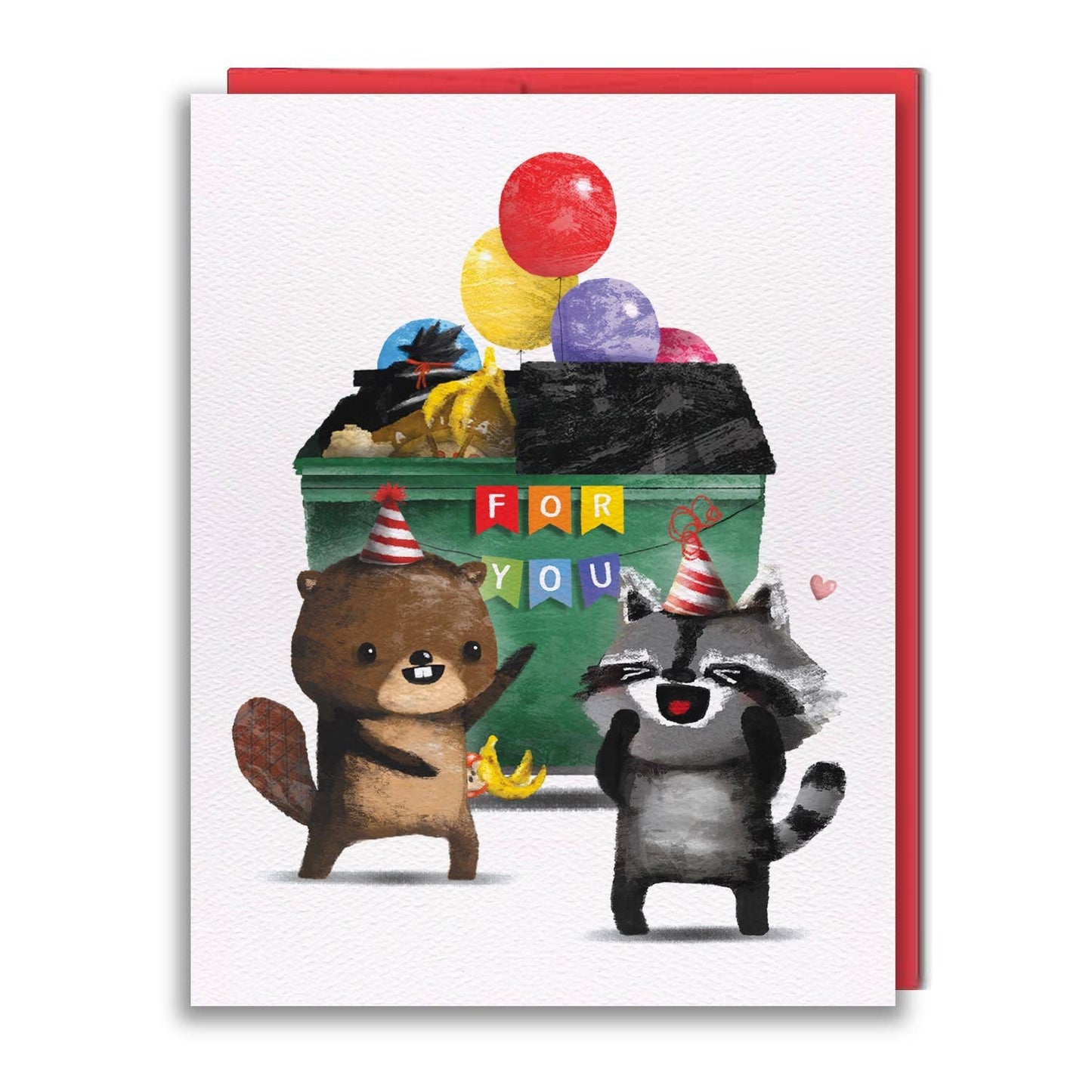 Trash For You Birthday Card