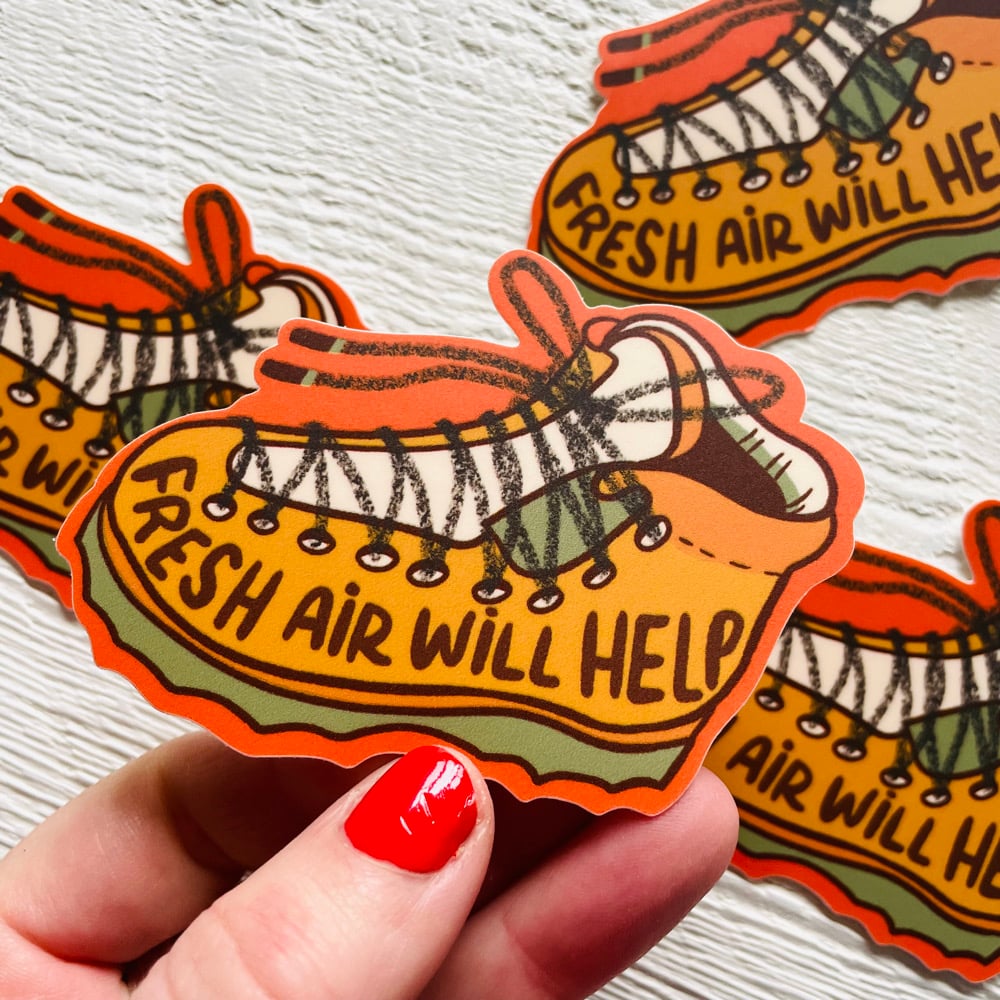 Hiking Boot Sticker
