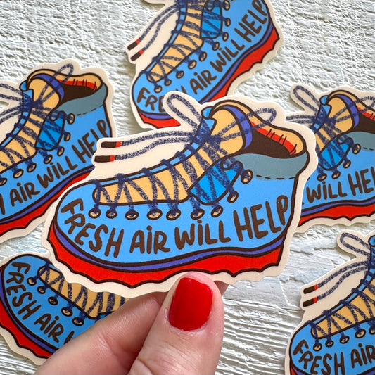 Hiking Boot Sticker