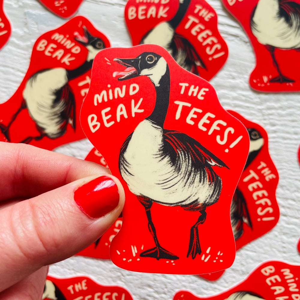 Goose Teef Sticker