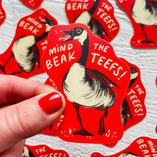 Goose Teef Sticker