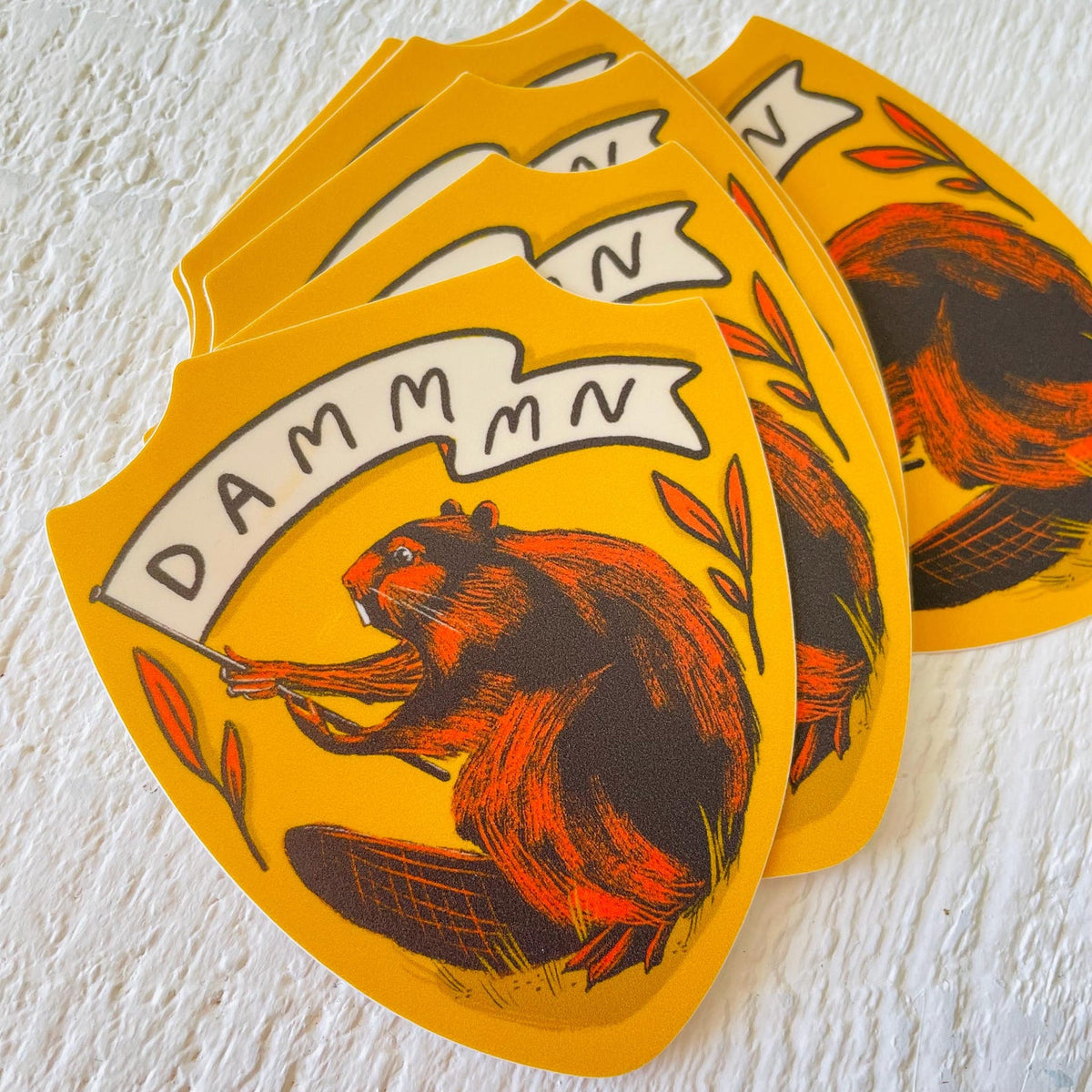 Damn Beaver Sticker