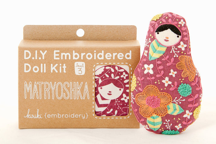 Embroidered Doll Kit - Matryoshka Level 3