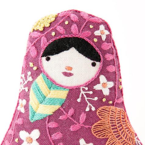 Embroidered Doll Kit - Matryoshka Level 3