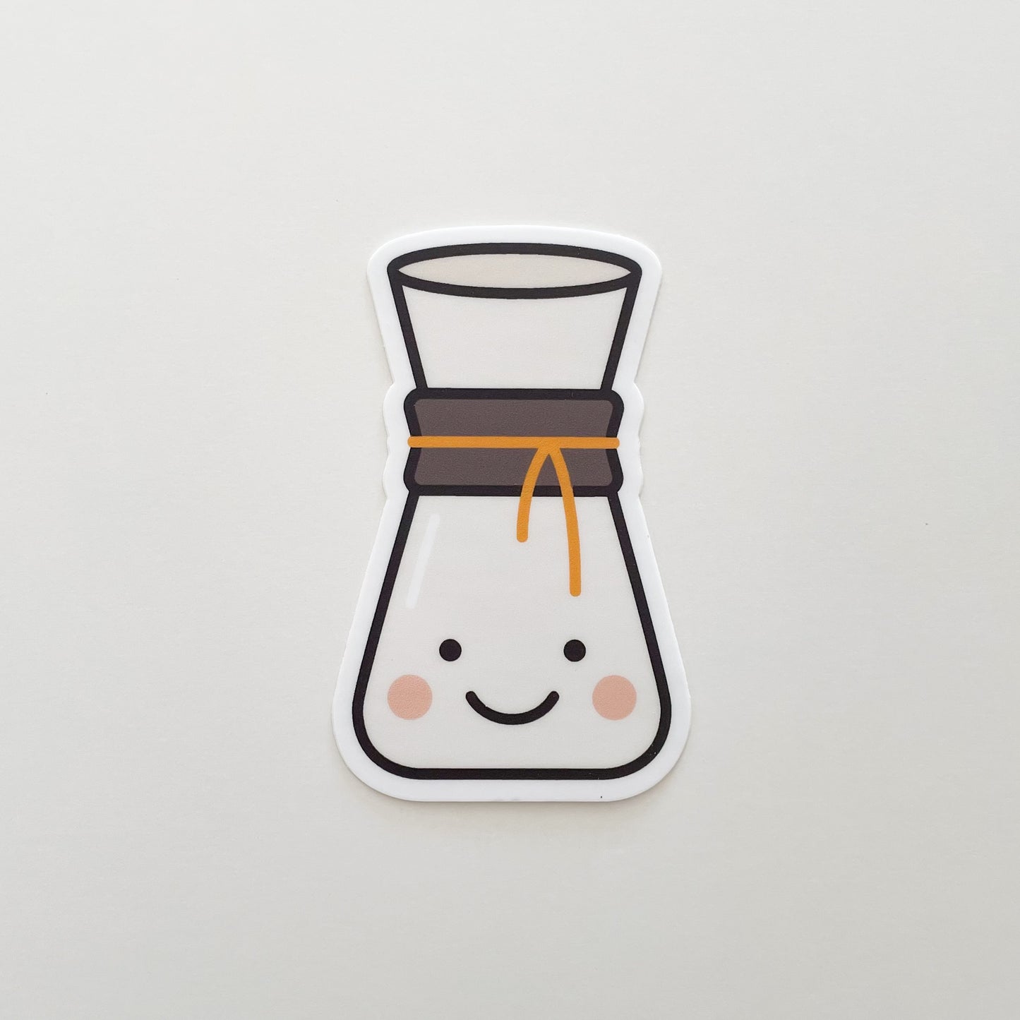 Pour-Over Coffee Maker Vinyl Sticker