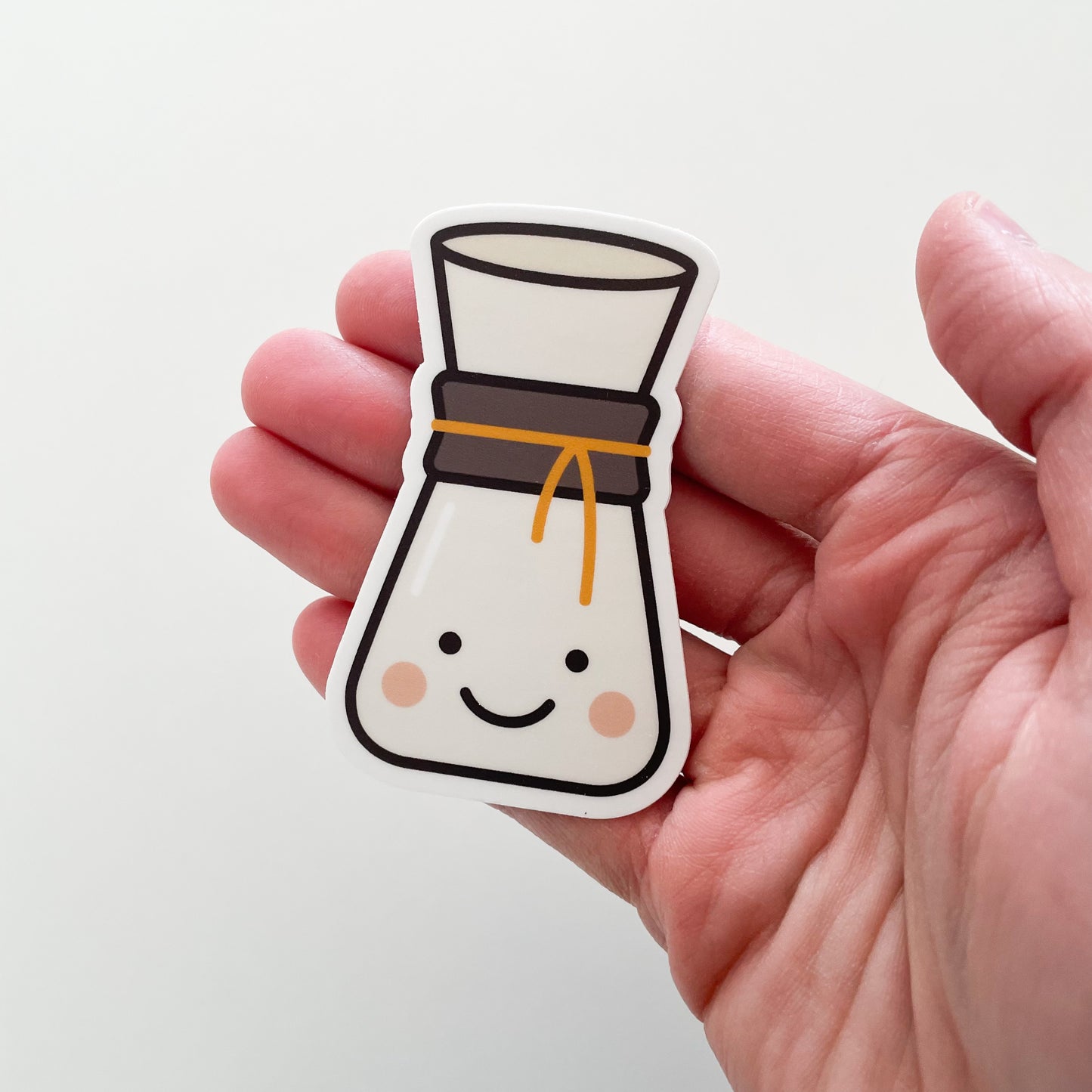 Pour-Over Coffee Maker Vinyl Sticker