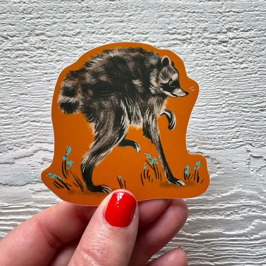Jimothy Raccoon Sticker