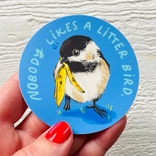 Litter Bird Sticker
