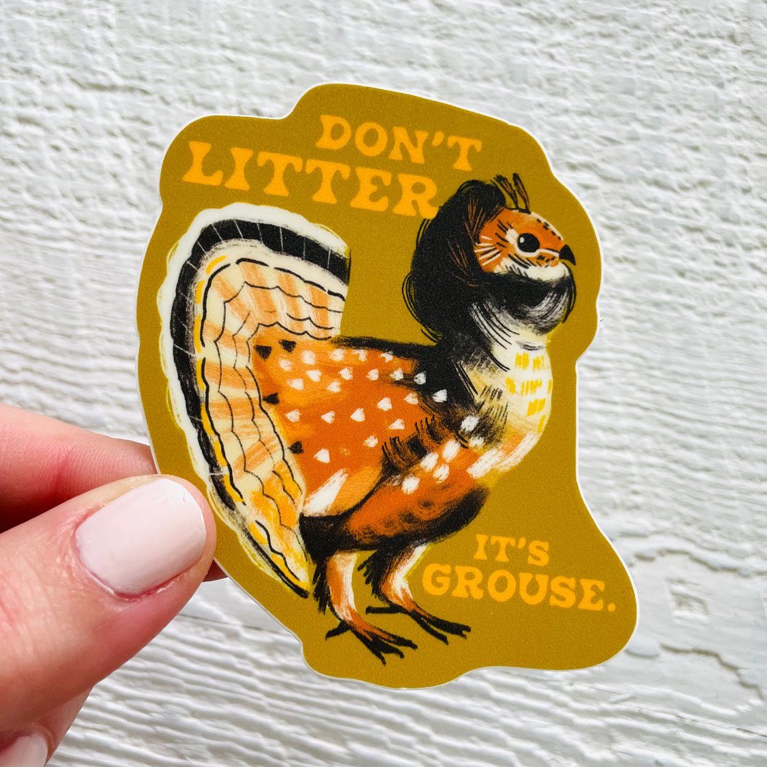Grouse Sticker