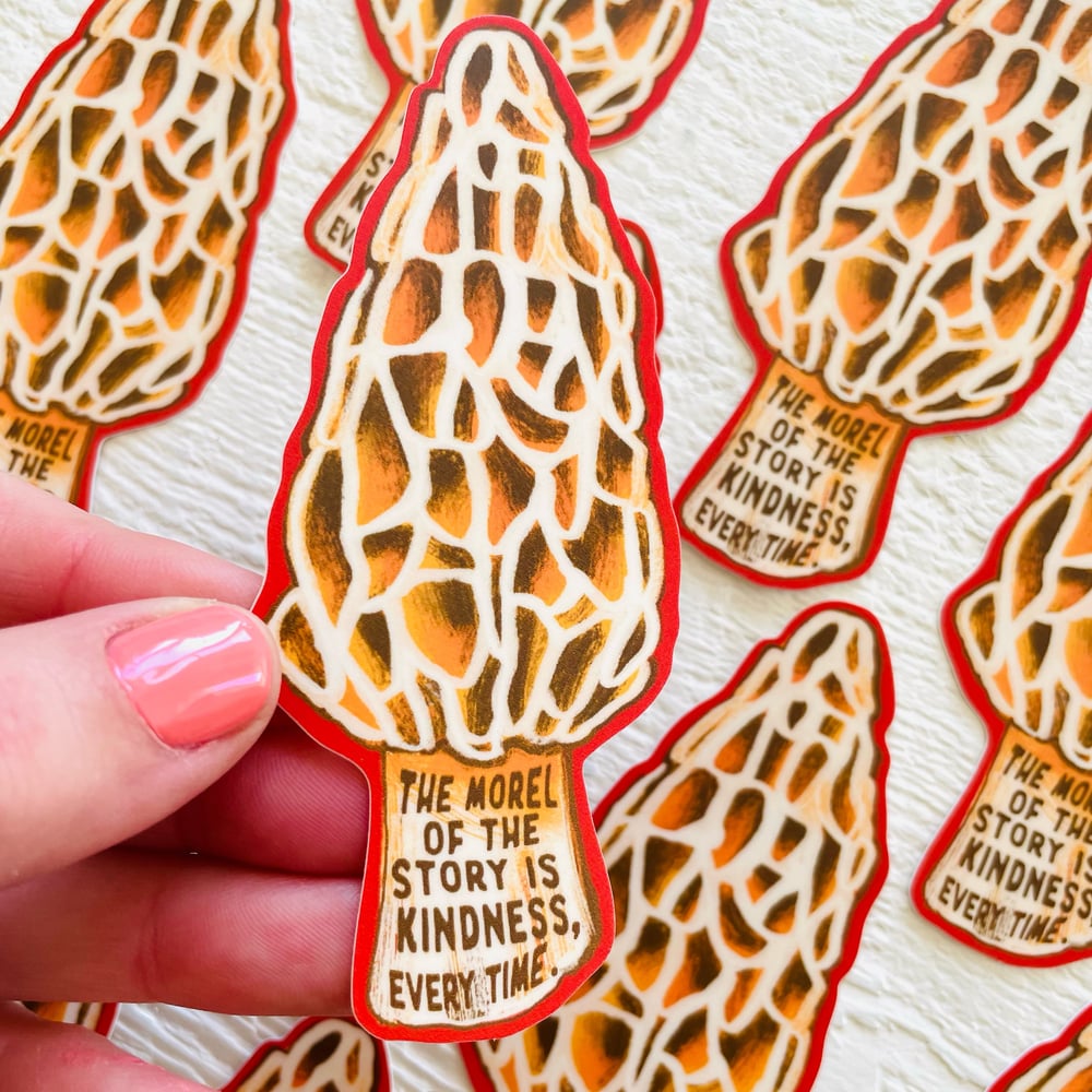 Morel Mushroom Sticker