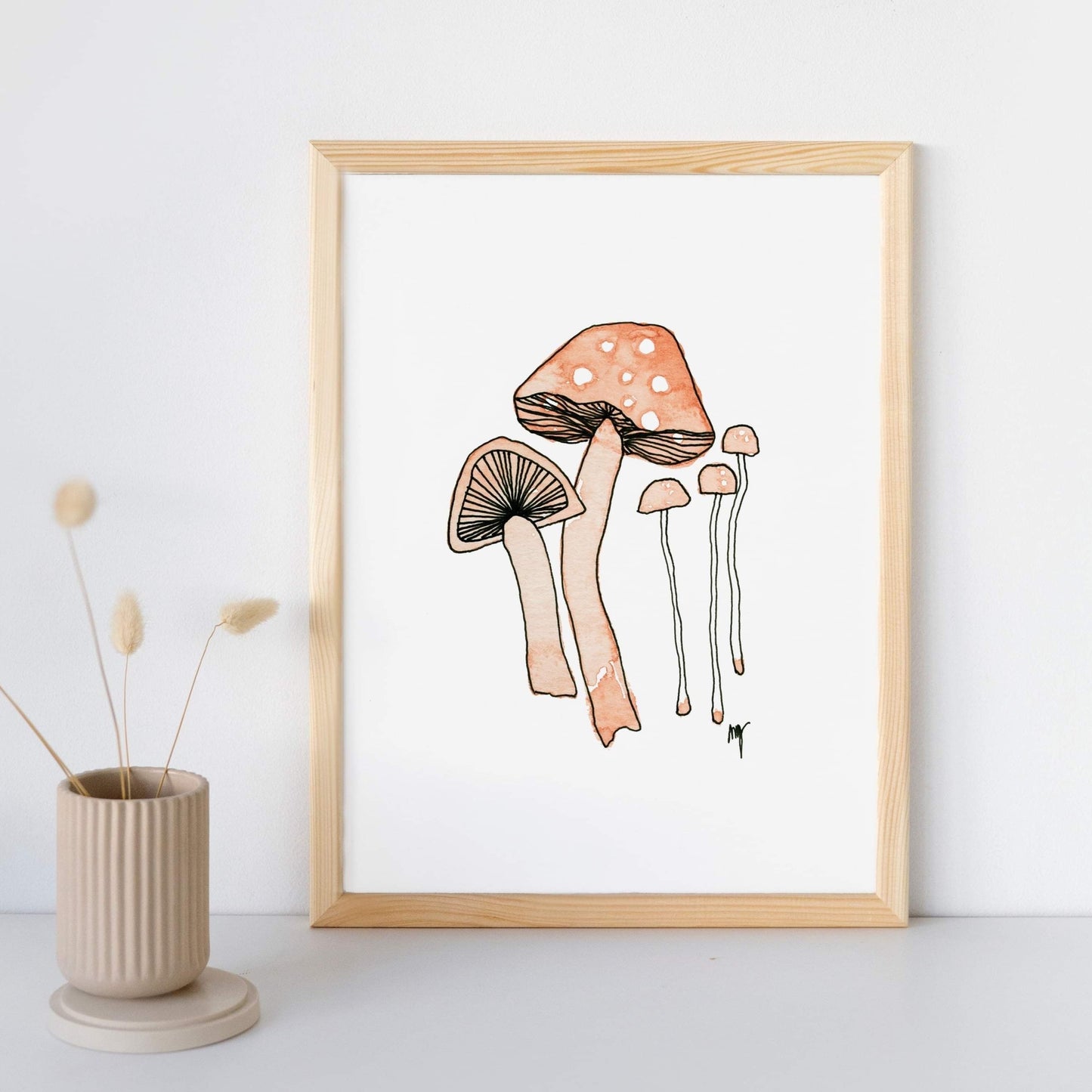 Melissa Mary Jenkins Mushroom Print 8x10