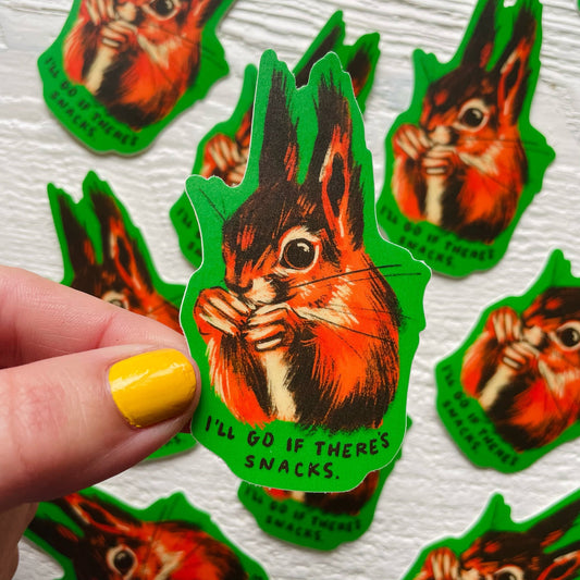 Red Squirrel Sticker