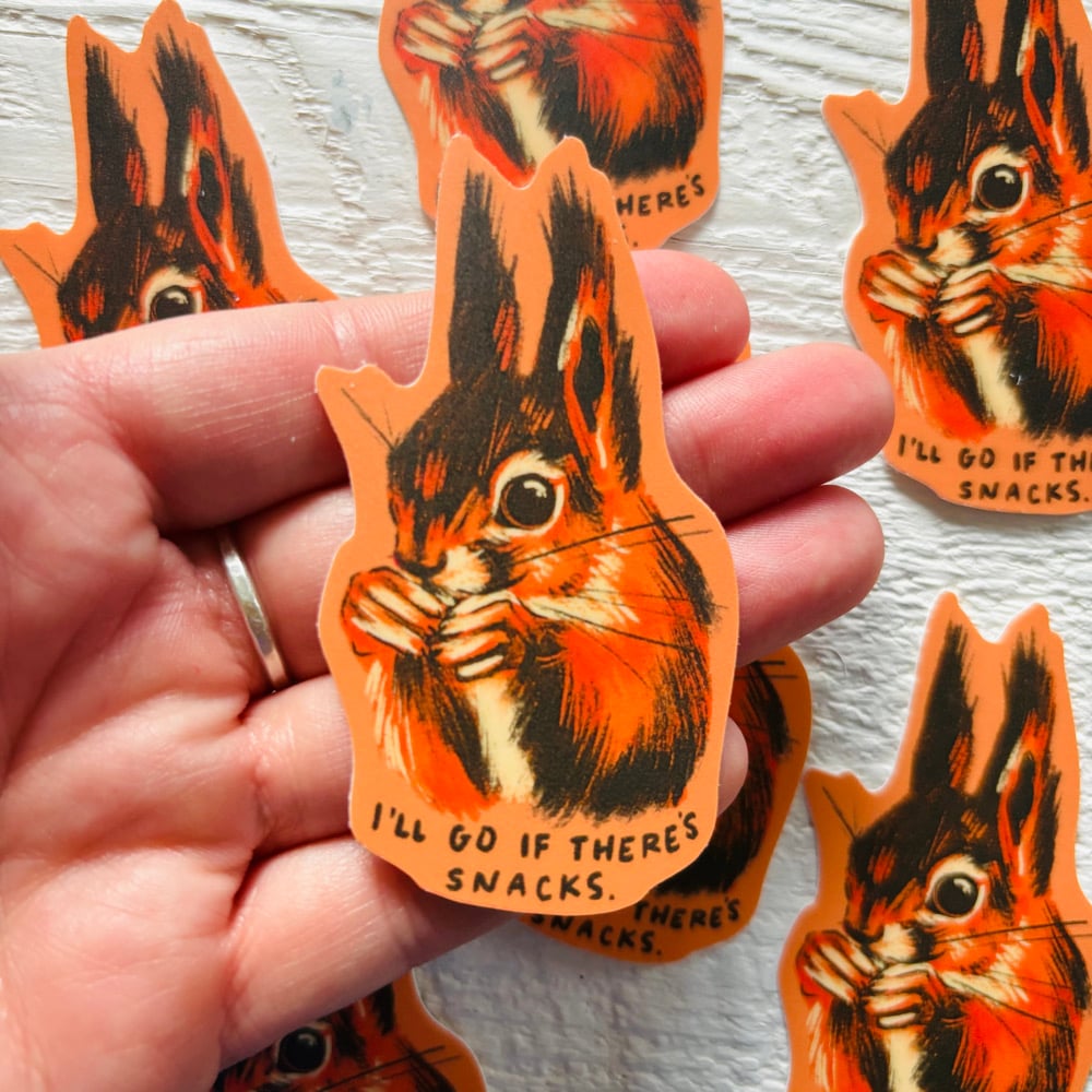 Red Squirrel Sticker