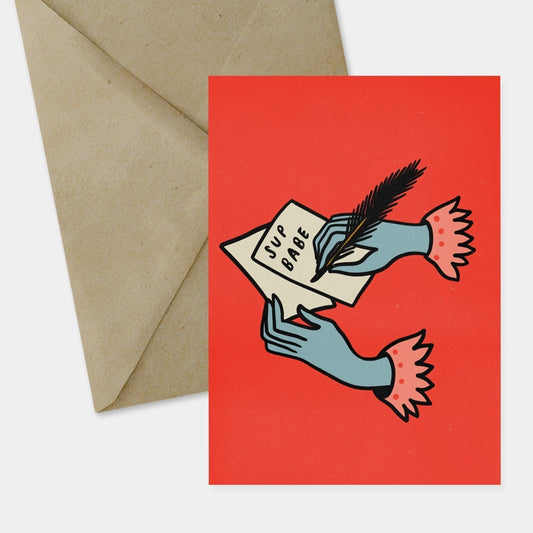 Sup Babe Card