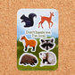 Local Wildlife 4x6 Vinyl Sticker Sheet