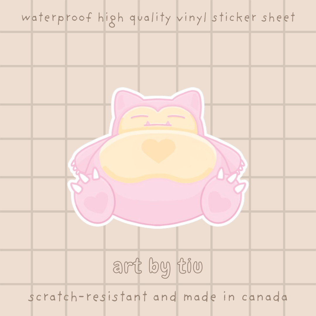Sleepy Giant Pocket Pal Sticker