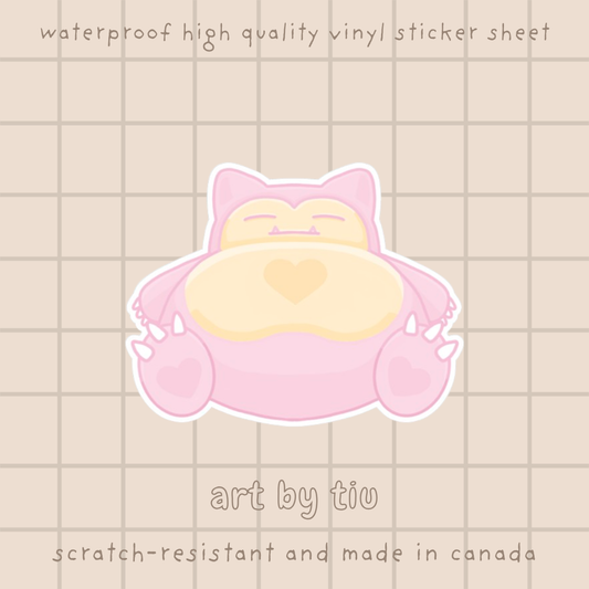 Sleepy Giant Pocket Pal Sticker