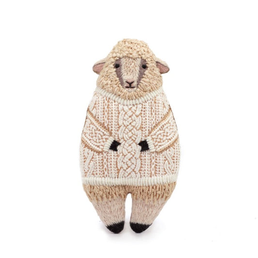 Embroidered Doll Kit - Sheep
