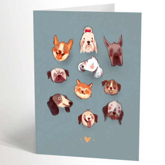 So Many Dogs Greeting Card