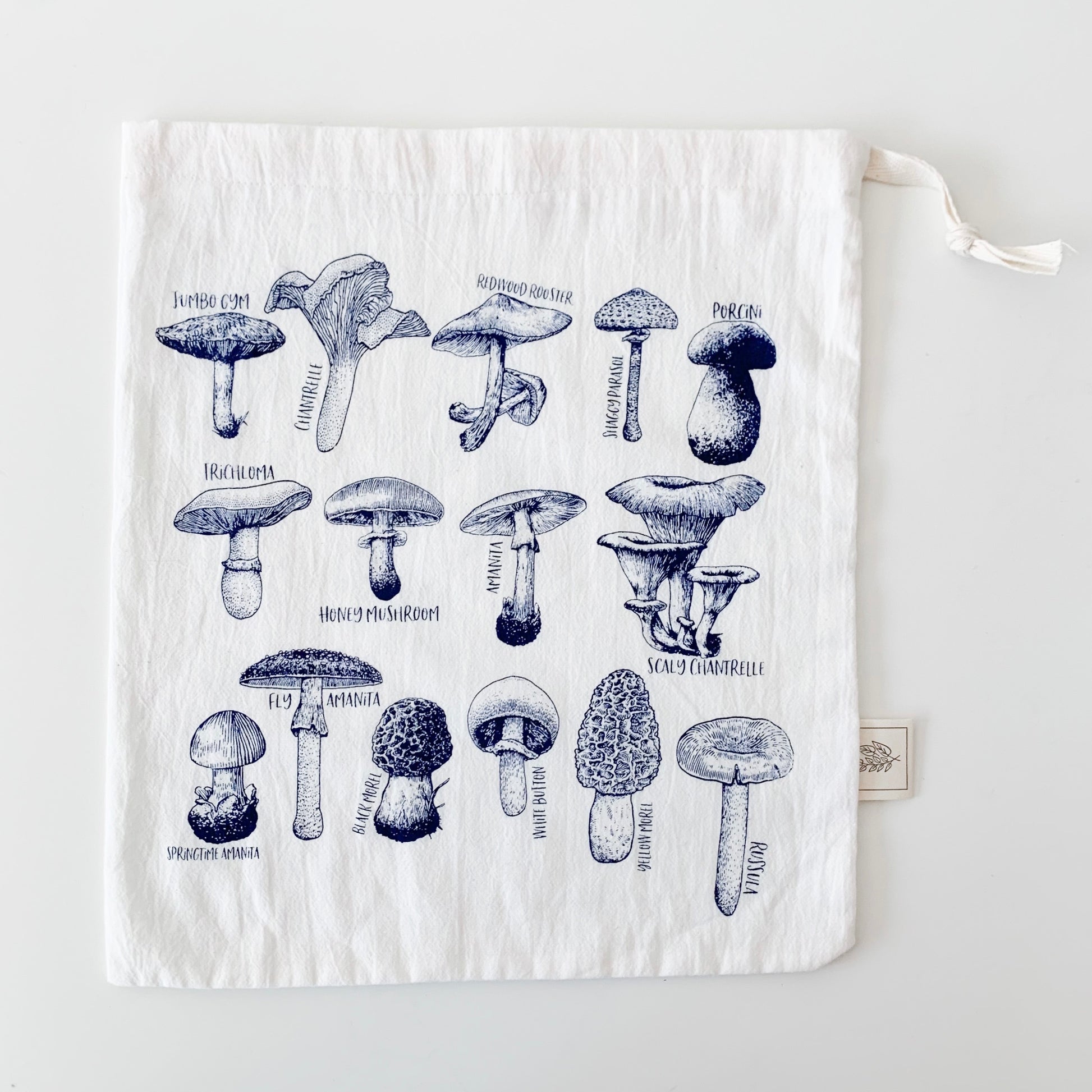 Cotton Produce Bag - Mushrooms -  - Kinsfolk Shop