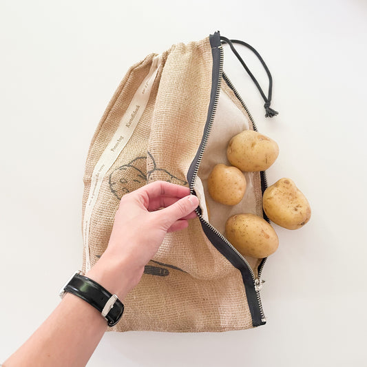 Burlap Potato Storage Bag