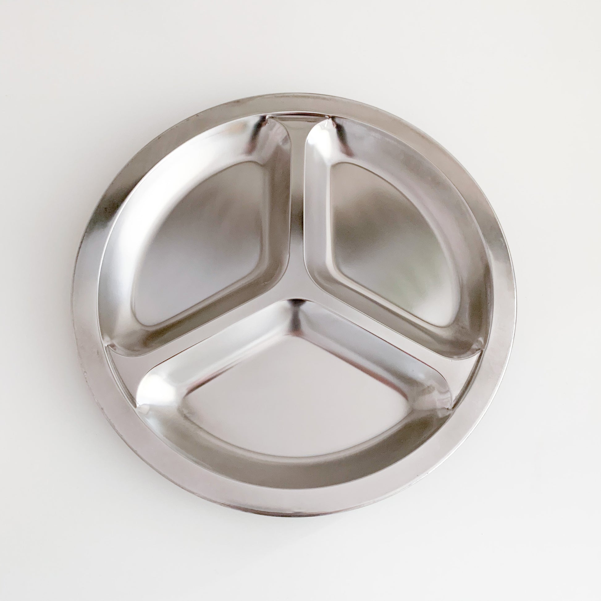 Stainless Steel Divided Food Plate -  - Kinsfolk Shop