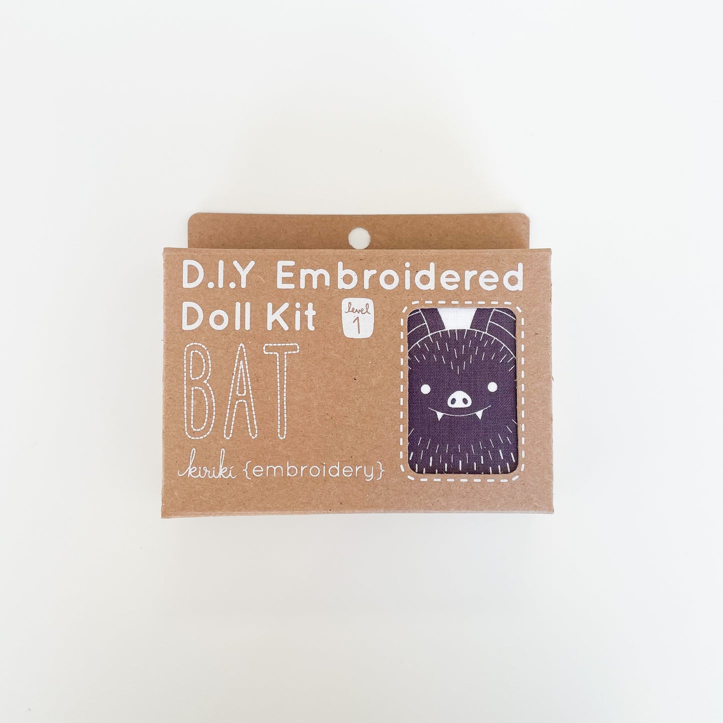 Embroidered Doll Kit - Bat