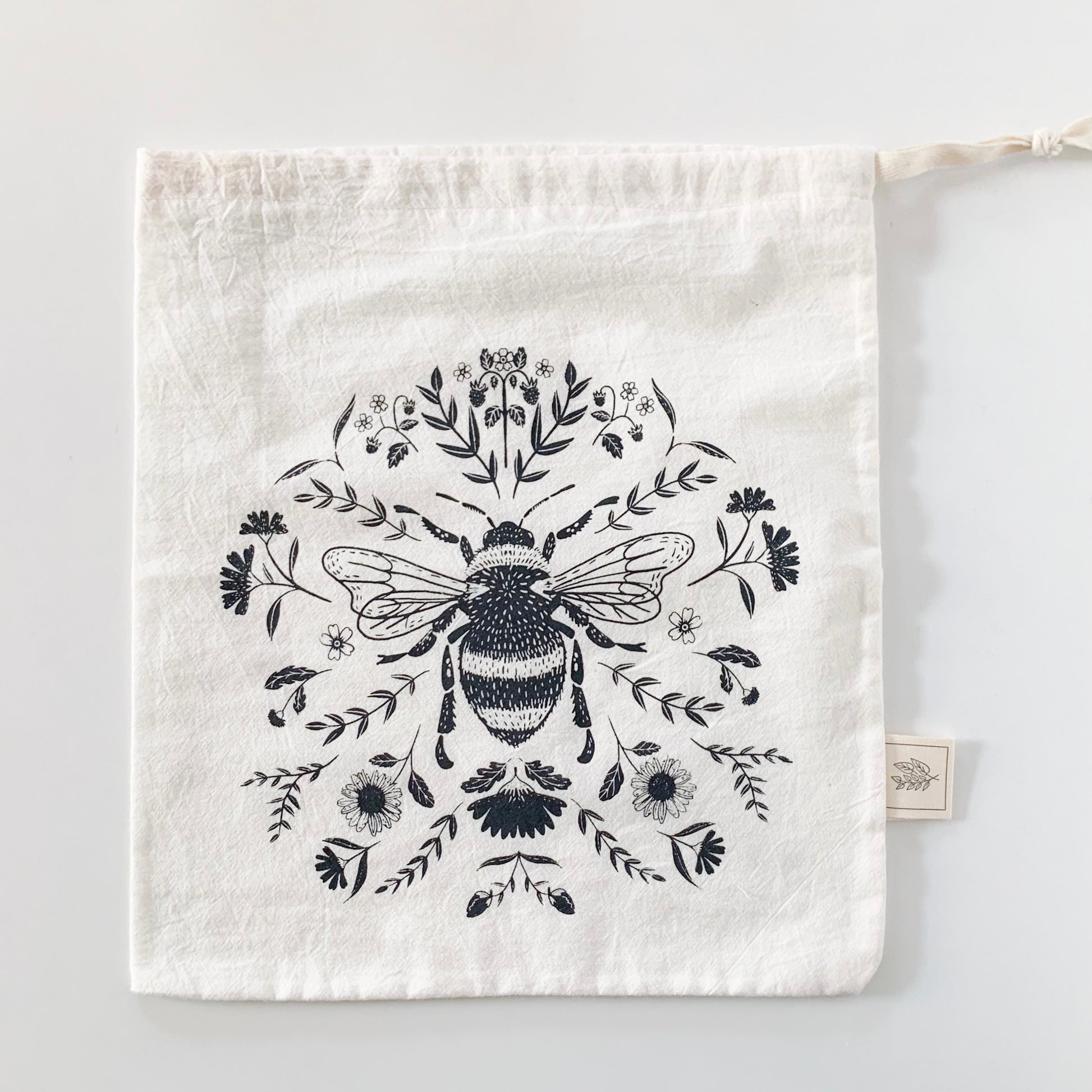 Cotton Produce Bag - Bee -  - Kinsfolk Shop