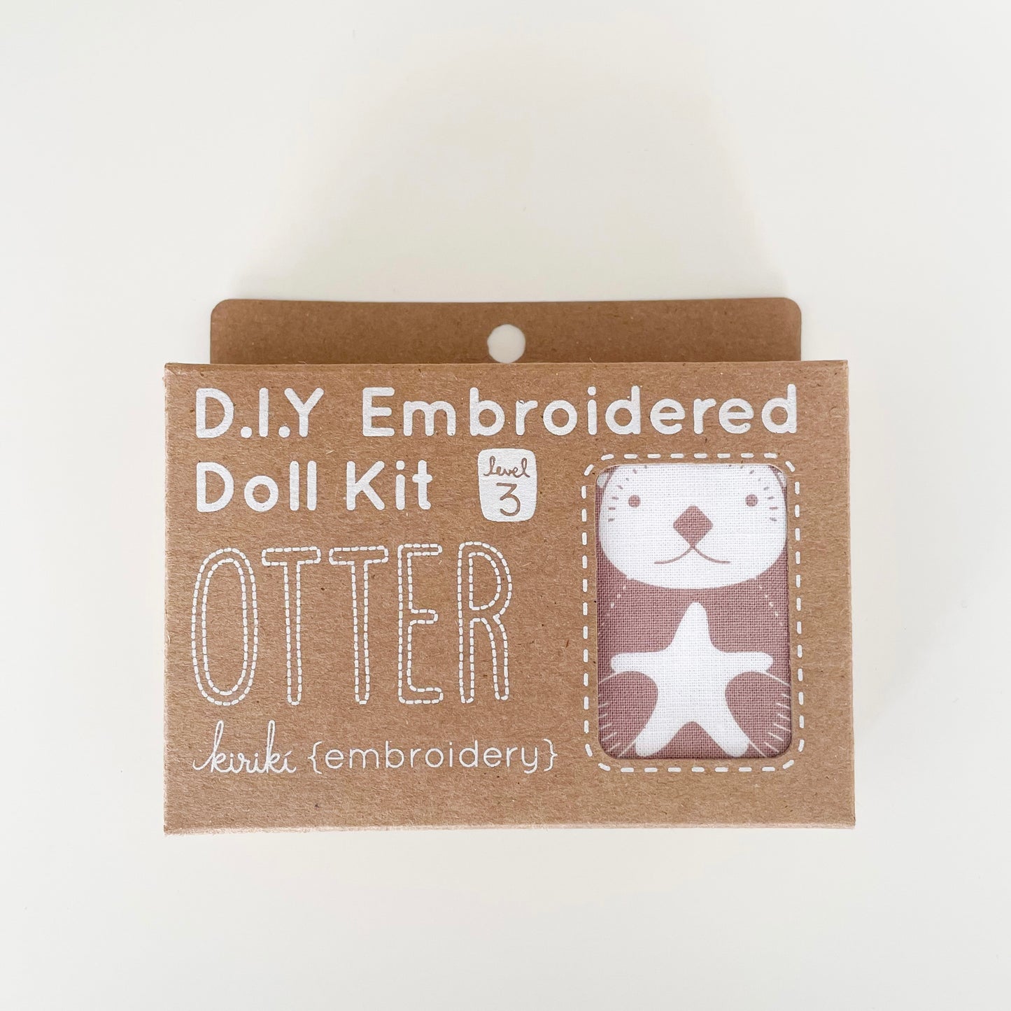 Embroidered Doll Kit - Otter